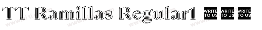 TT Ramillas Regular1字体转换